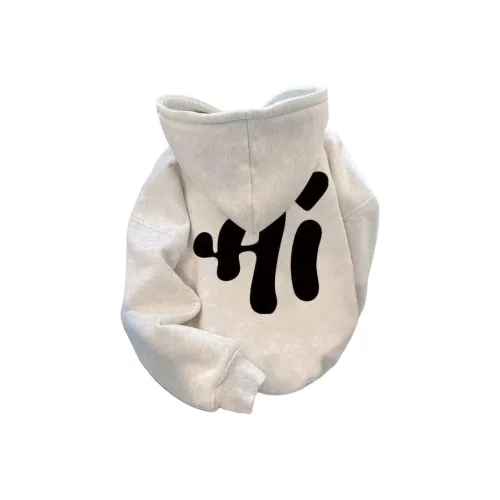 LH HOMME Белый Серый Унисекс Свитшоты