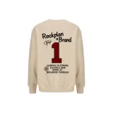 Хаки свитшот с круглым вырезом