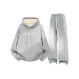 Фотиния Серый (B Ручная Письменность Life) + Фотиния Серый (B Ручная Письменность Life Логотип на Штанах)