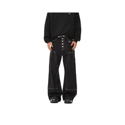 WUHA CREW Черные Унисекс Джинсы