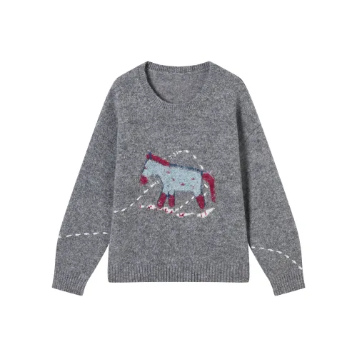 DIALOGUE Фотиния Серый Женский Свитер