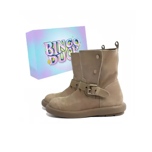 BINGO DUCK Круглый носок Ботинки Мартинс Женские