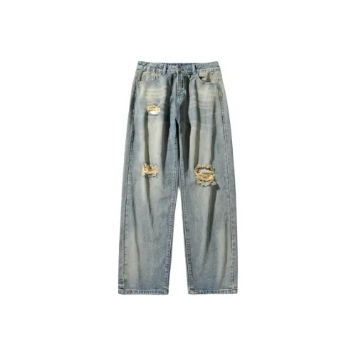 TAIZILONG Синий Мужской Джинсы