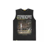 Винтажный черный топ без рукавов