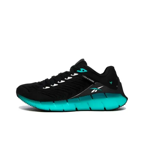 Reebok Zig Kinetica Creed Valhalla Дышащая Низкая Повседневная Обувь Унисекс Черная Синяя