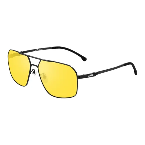 ZIPPO Углеродное волокно Aviator Солнцезащитные очки Унисекс Классический черный