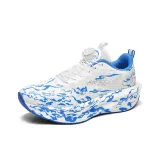 Белый, синий, вращающаяся пряжка, стиль