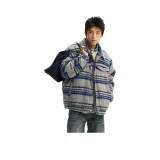 Голубо-серый в клетку