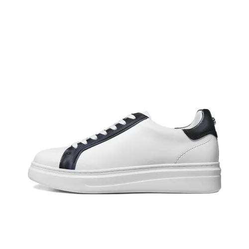 Zuti Платформа SHIRO Обувь Удобная Повседневная Скрытый каблук Скейтборд Кроссовки Мужские Синий Белый Многоцветный