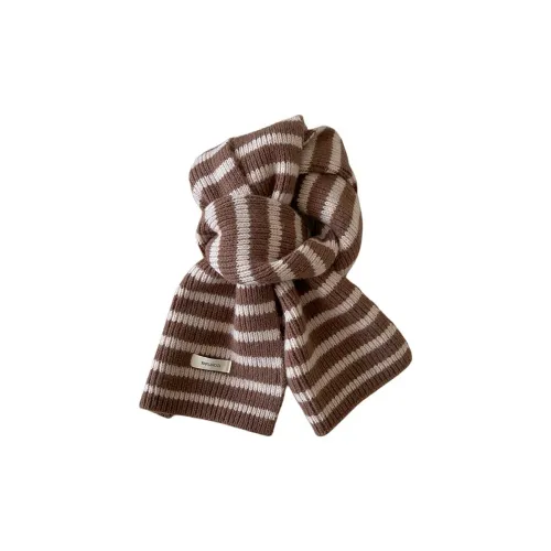 NOMK Полиэстер Трикотаж Шарфы Унисекс Кофейный Хаки Красный Серый Синий Зеленый Оранжевый Черный Серый