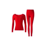 Серебряный Малиновый [Камелия с шерстью, двусторонний бархат, кружевная отделка, ожерелье-чокер] Сильное тепло - 15℃~0℃