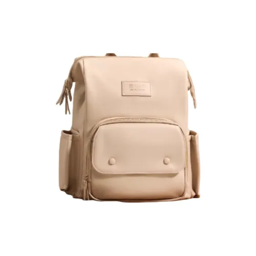 AIBEIDILA ПУ (полиуретан) Носимый Рюкзак Стандартный Женский Теплый Мокко Мягкий Светлый Молочно-чайный