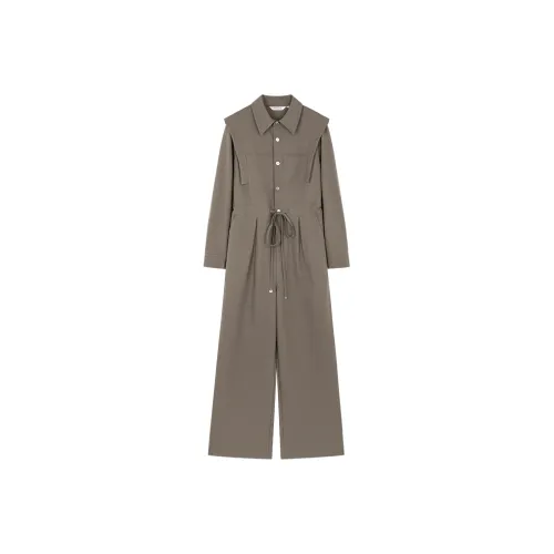 Mo Han Yi Mei Комбинезон Женский Хаки Серый