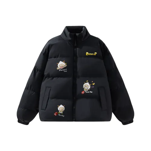 Pleasant Goat and Big Big Wolf Хлопковый пуховик Унисекс