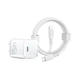 Морозный Белый [8-14 Комплект] 45W Быстродействующий Зарядный Кабель + 2м Кабель с Тканью вязаной Проводностью