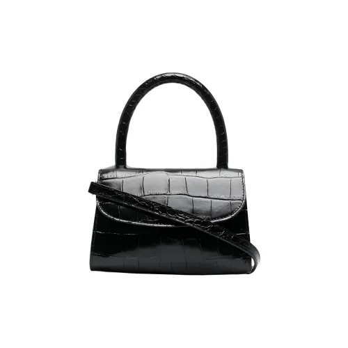By Far Mini Croco Коровья кожа Сумка на плечо Сумка Обычный Женская Черная