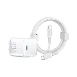 Морозный Белый [15-17 Комплект] 30W Быстродействующий Зарядный Кабель + 1,5м Двойной Вязаный Кабель для Быстрой Заряды