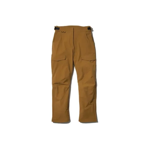 UPPERVOID Повседневные штаны женские горчично-желтые