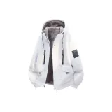 Абрикосовый хлопковый пуховик