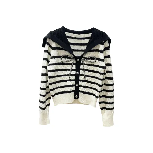 MEANALOT Полосатый свитер женский трикотаж