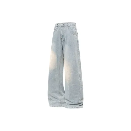 PLQV Blue Unisex Casual Pants PLQV Синий Унисекс Повседневные Брюки