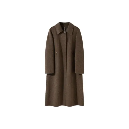 XWI Oil Chestnut Brown Women's Coat XWI Масло Каштаново-коричневый Женское Пальто