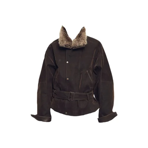 GRAYISMOON Темный кофейный женский пальто