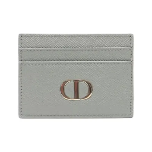 DIOR 30 Montaigne Логотип Держатель для карт Унисекс Черный