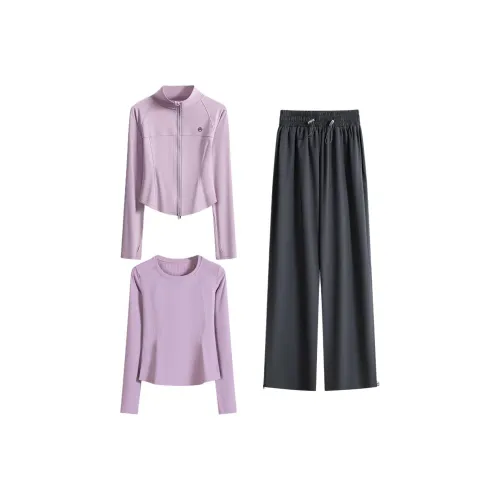 BAISIRONG Фитнес Комплект Ветрозащитная Куртка с Воротником-стойкой для Тренировок Женская