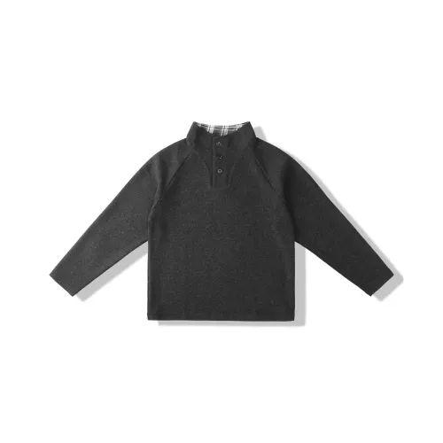 JIELEINUO Темно-серый Мужской Свитшот