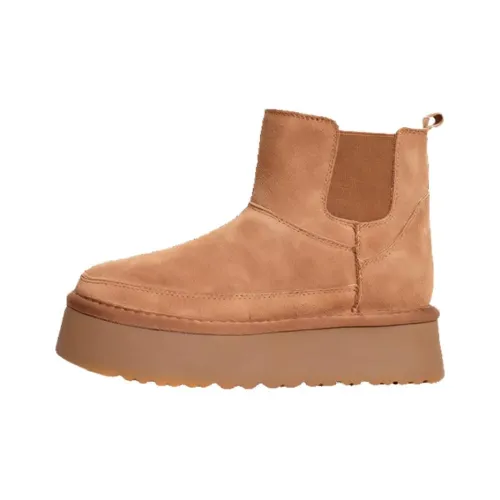 YUDASHU Сноубутсы Каштановые Женские