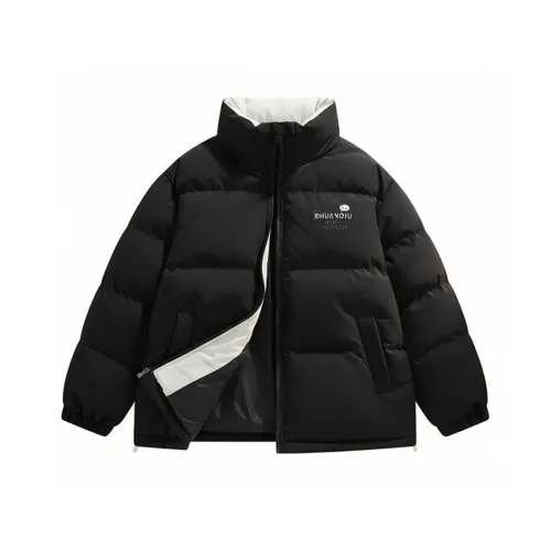 HUANQIU Светло-желтый унисекс пуховик