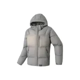 Светло-серая утеплённая хлопковая куртка