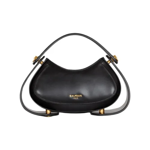 BALMAIN Телячья кожа Сумка Маленькая Женская Черная