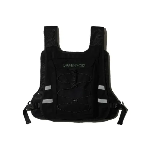 UPPERVOID Черный Унисекс Жилеты