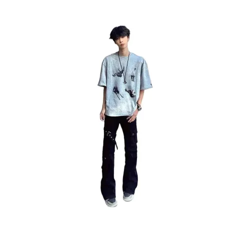 NVRFRGT Черные Унисекс Джинсы