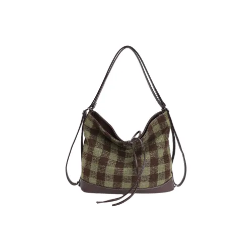 CAREELL ПУ (полиуретан) Сумка через плечо Стандартная Женская Зеленая Коричневая