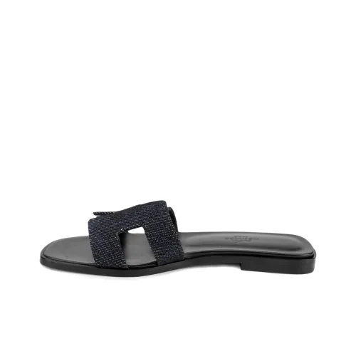 HERMES Oran Стильные Сандалии Женские Синие