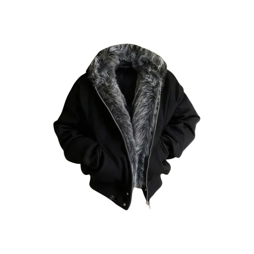 FFOMKE Черный Унисекс Пуховики