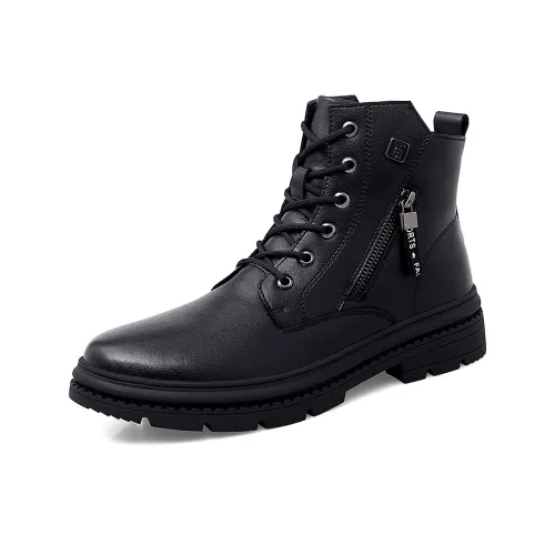 JHCZC Колено Высокая Ботинка Мужская