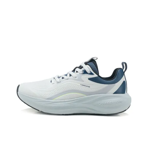 QIAODAN MID Топ Спортивная Обувь Мужская Серый Синий