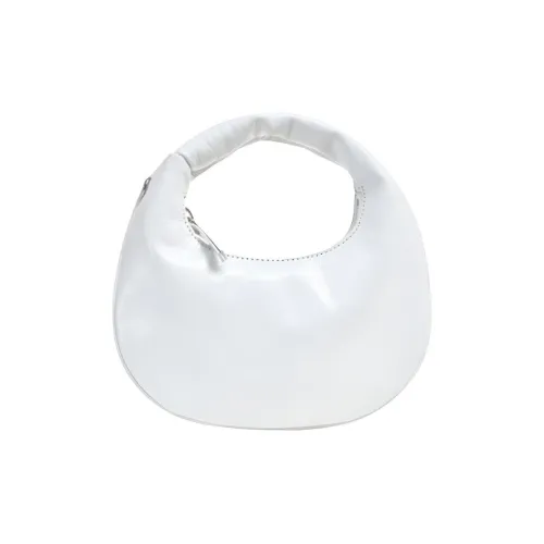 LATELEESTUDIO Кожа Сумка через плечо Сумка Микро Женская Белая