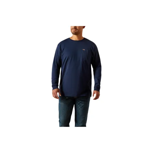 ARIAT Мужская футболка морского синего цвета