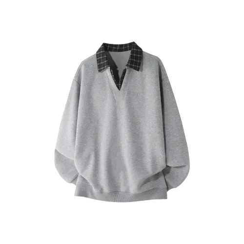 IZKZ Серый Унисекс Свитшоты