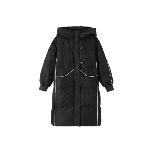 Mo Han Yi Mei Пуховик Женские Черный