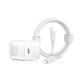 Морозный Белый [8-14 Комплект] Быстродействующий Зарядный Кабель 30W + 1м Кабель для зарядки с тканью PD