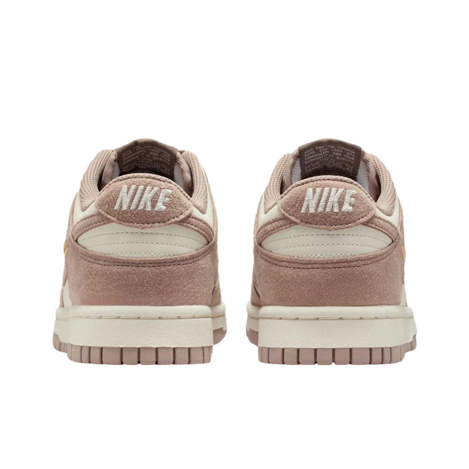 Nike Dunk Кожа Амортизация Низкие Кеды Скейтборд Обувь Женские Розовые Белые