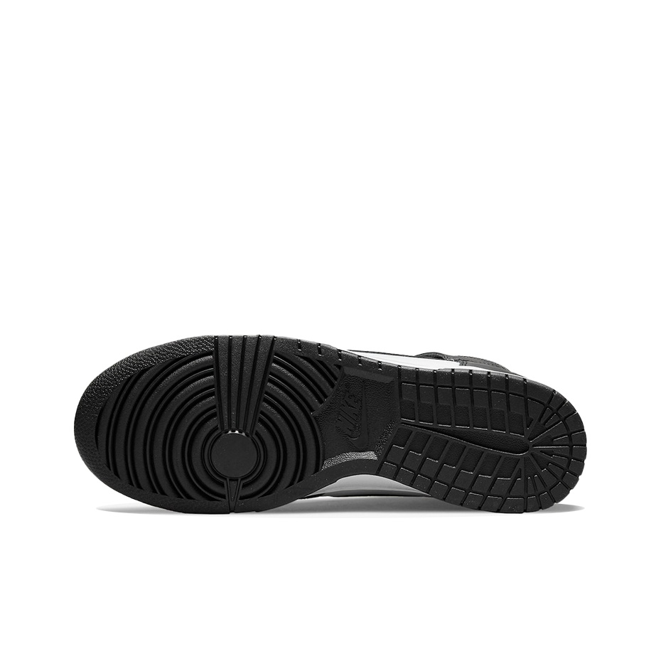 Nike Dunk Ретро Кожа Винтажная модель Высокие кеды Скейтборд Обувь Мужская Черно-белая