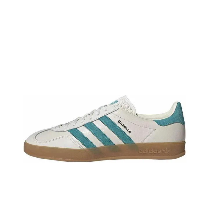 adidas gazelle silver green womens adidas Shoe Palace Exclusive Gazelle Mens Lifestyle Shoes White Brown IF4600