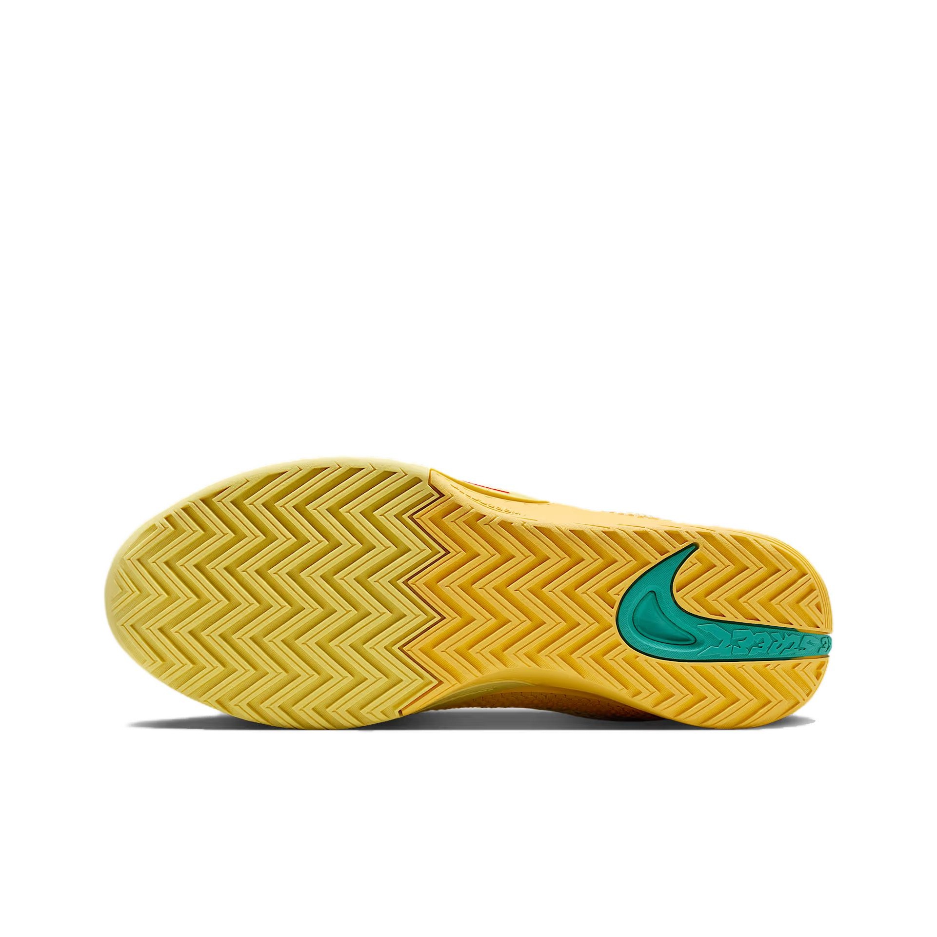 Nike S.T. Flare Баскетбольные кроссовки Унисекс Белый Желтый
